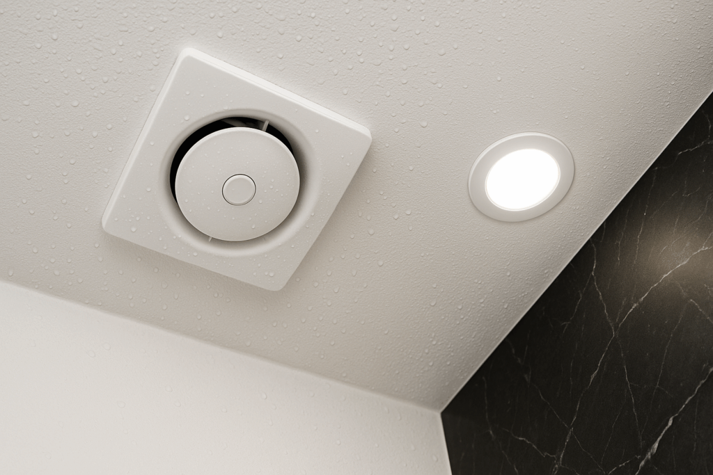 Wentylacja w małej łazience