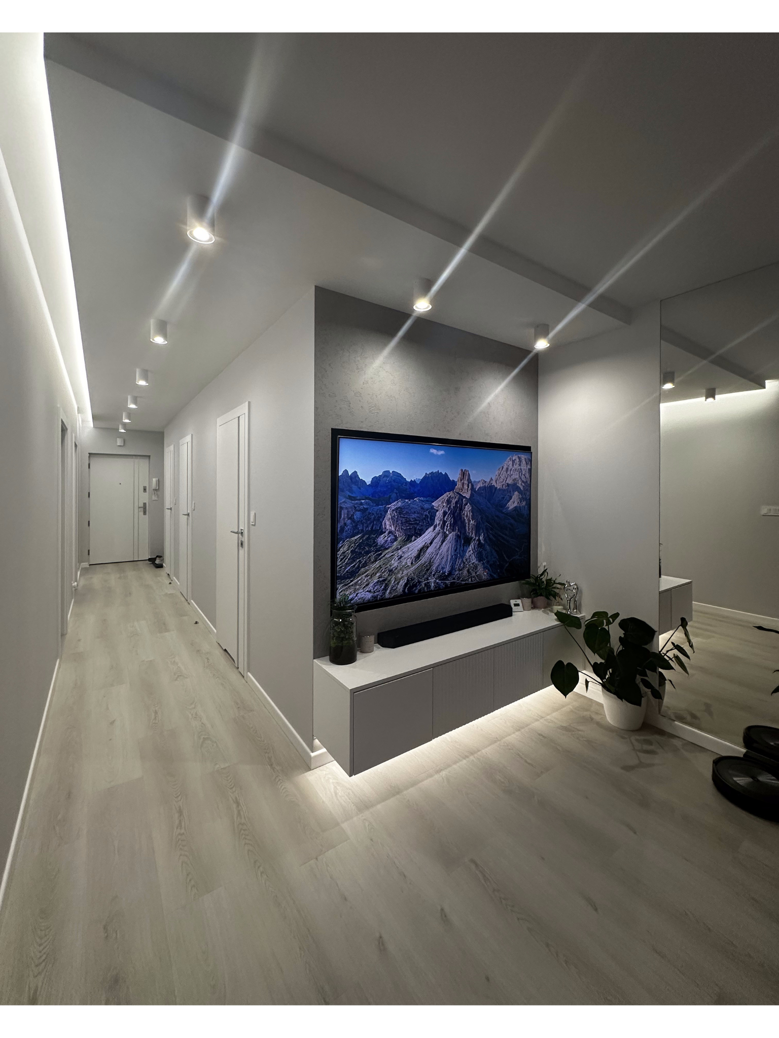 Projekt wnętrza glamour – realizacja MiZart Design w Lublinie