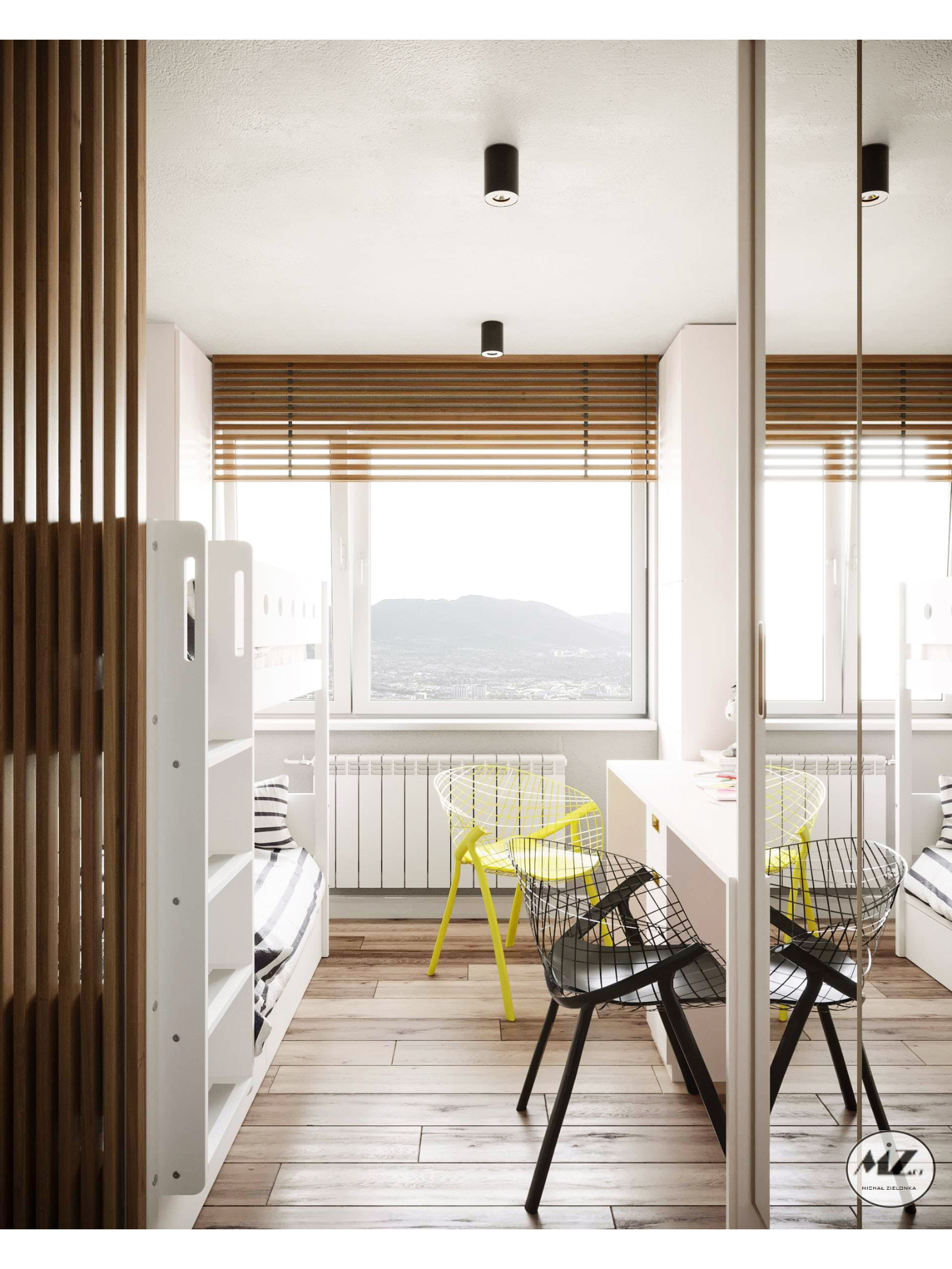 Nowoczesny pokój – projekt MiZart Design w Lublinie