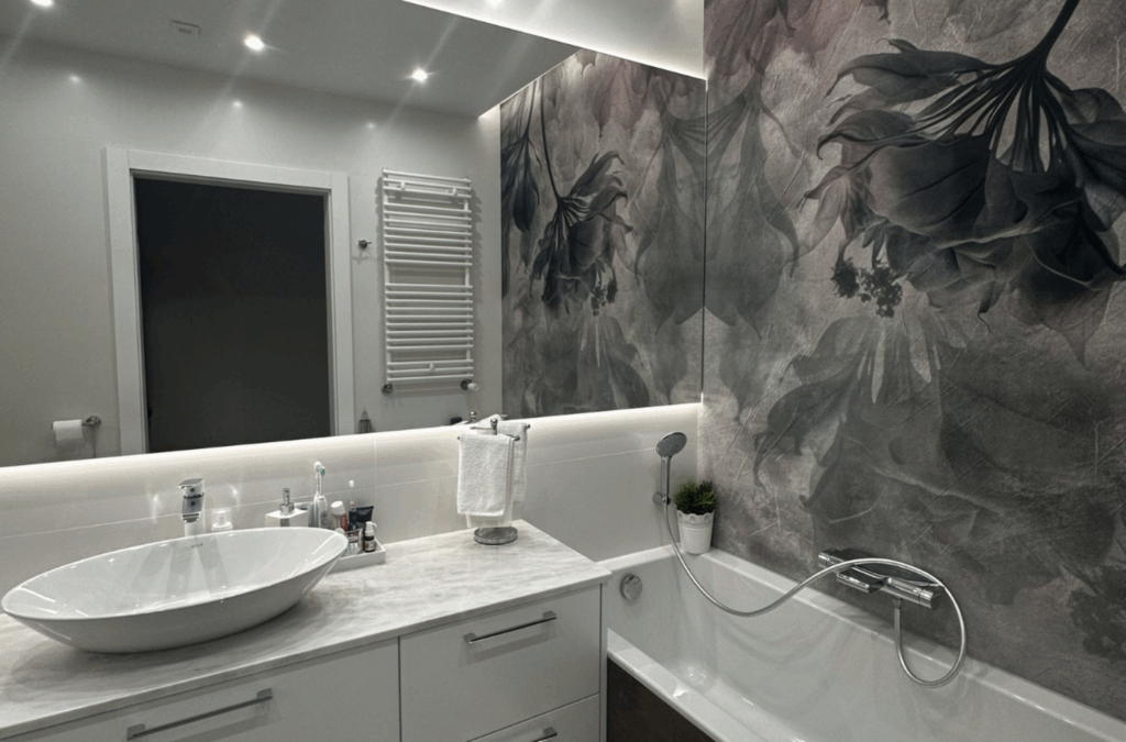 Projektowanie i aranżacja wnętrz łazienki Lublin - nowoczesne wnętrze łazienki