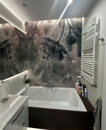 Projekt wnętrza glamour – realizacja MiZart Design w Lublinie